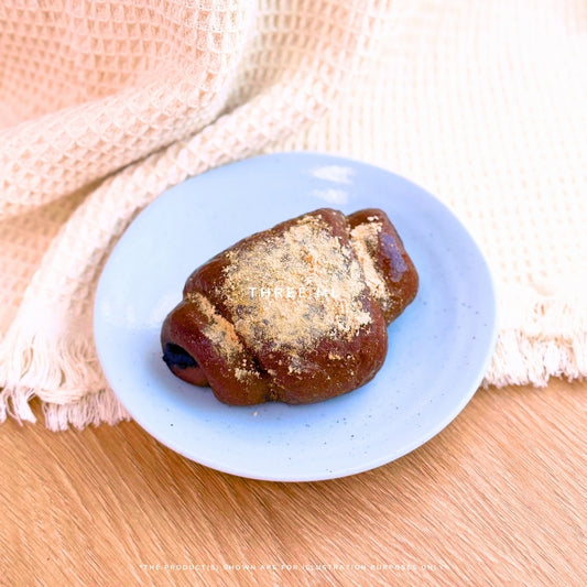 🇰🇷 K-Style Kōcha Salt Bread – Kinako Black Sesame