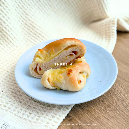 K-Style Salt Bread – Ham & Cheese
