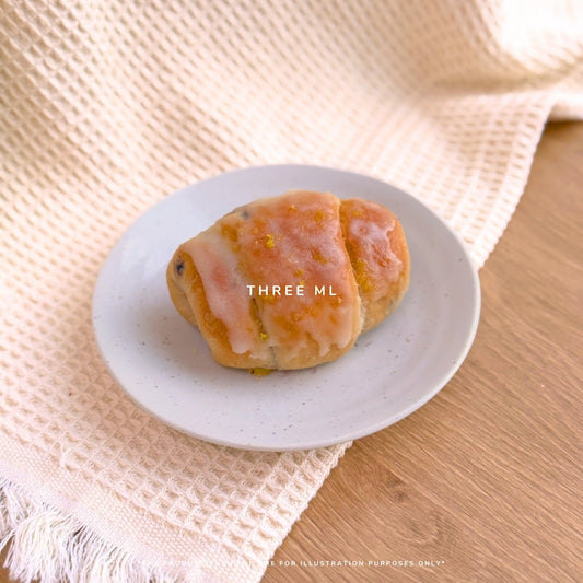 🇰🇷 K-Style 🫐 Salt Bread – Lemon Glaze