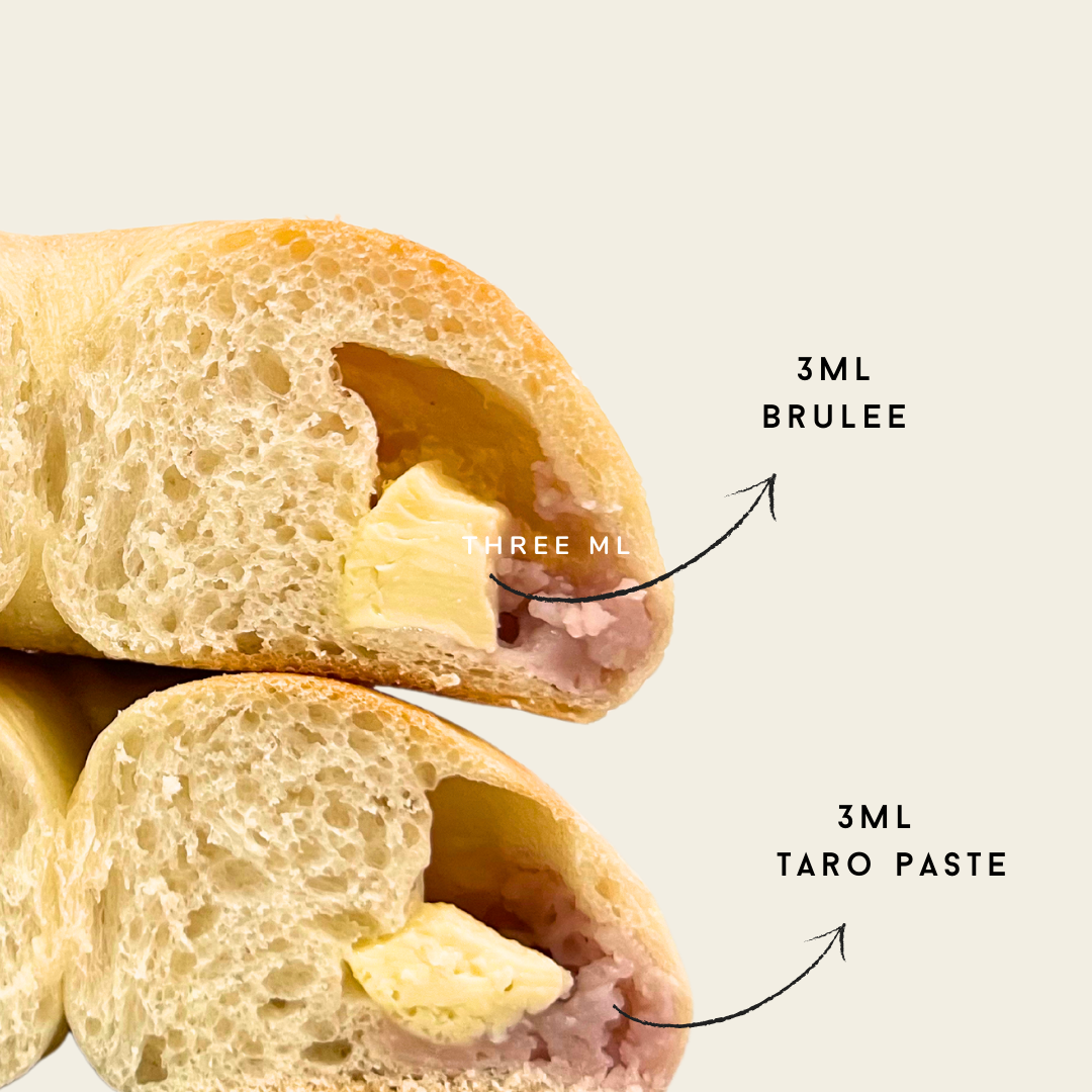 🇺🇸 Taro Crème Brûlée Bagel