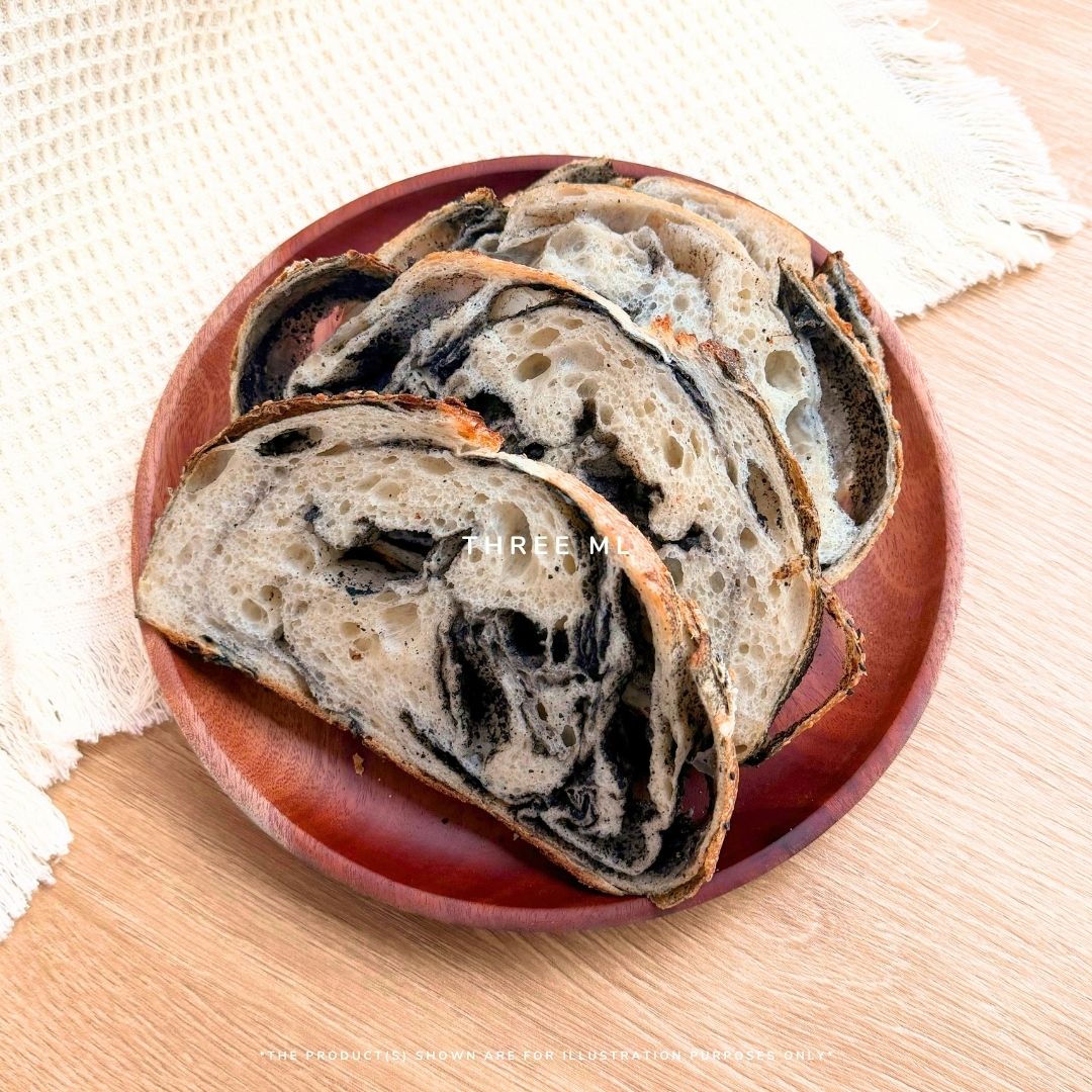 🇫🇷 100% Artisan Sourdough – Black Sesame Swirl