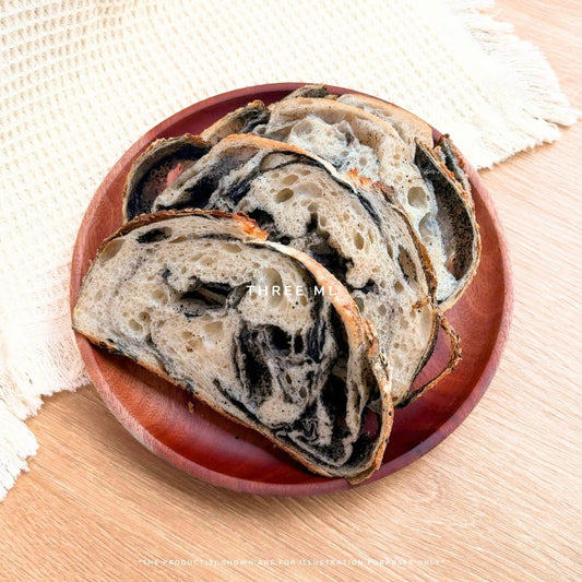 🇫🇷 100% Artisan Sourdough – Black Sesame Swirl